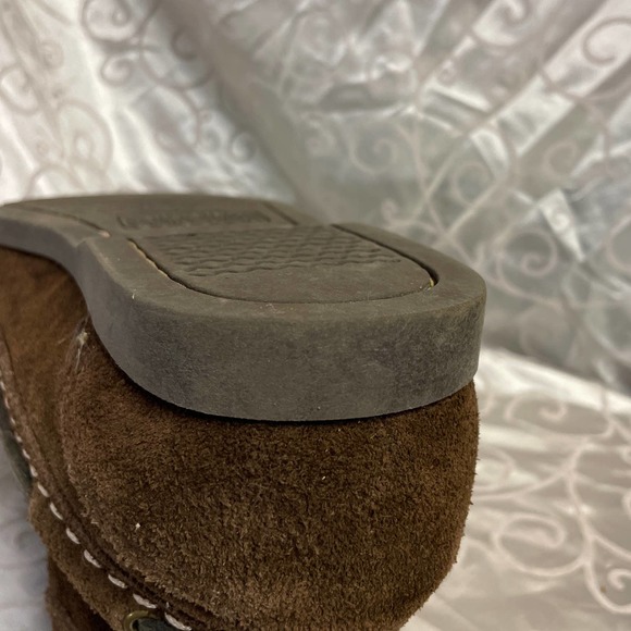 Yamazaki Men's Brown Suede Leather Moccasins - Picture 5 of 7